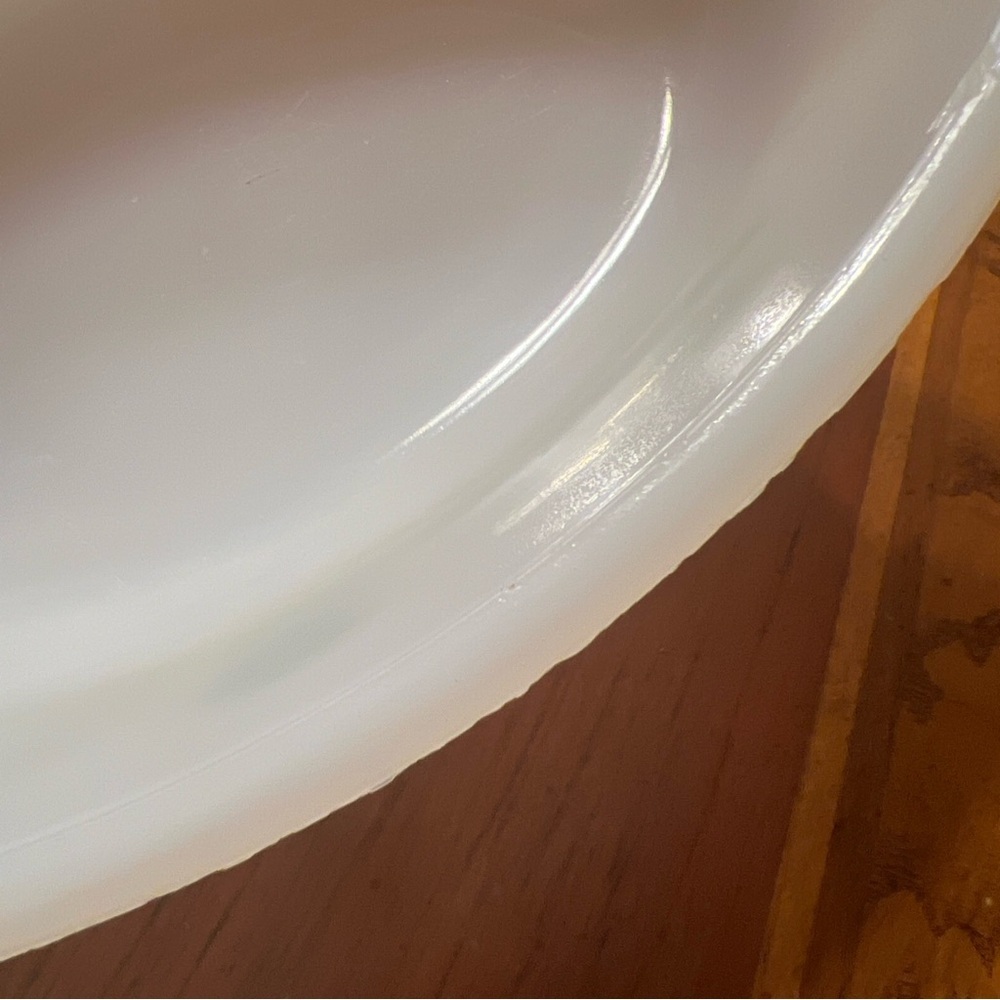 Pyrex‎ Glasbake 1 Quart Casserole Dish J235 1979 Green Daisy Floral Milk Leaves - Picture 6 of 7